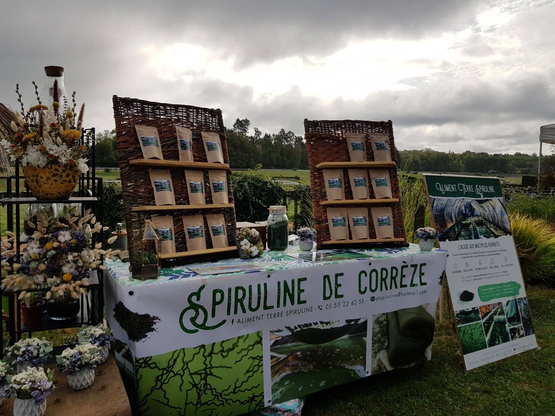 Spiruline Marché de Corrèze